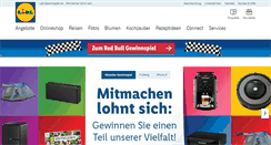Desktop Screenshot of lidl-gewinnspiel.de